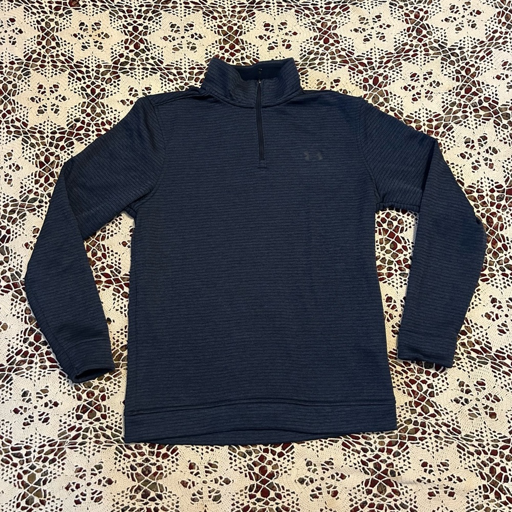 Under Armour Navy Blue Quarter-Zip Top